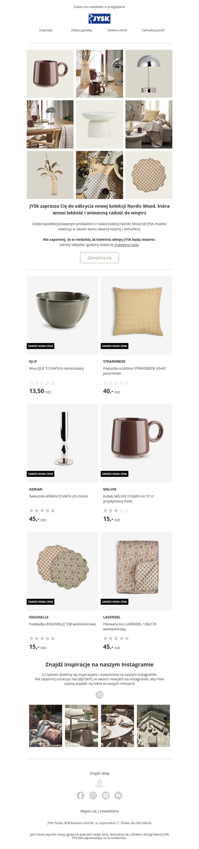 🤎Odkryj nową kolekcję Nordic Mood od JYSK