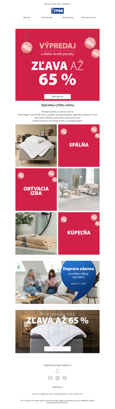 ⭐Zimný výpredaj začína