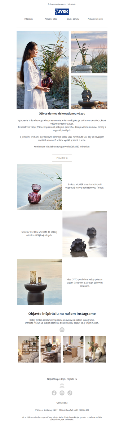 Vyzdobte interiér novými vázami