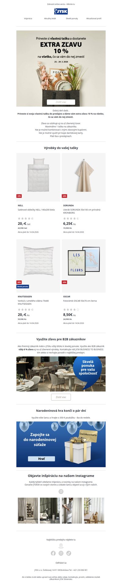 dads, využite extra zľavu 10 %