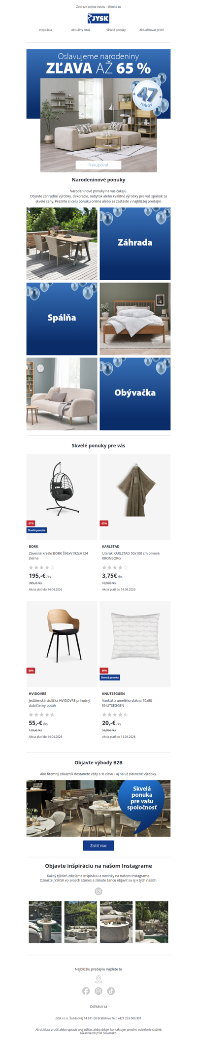 Narodeninové ponuky - zľava až 65 %