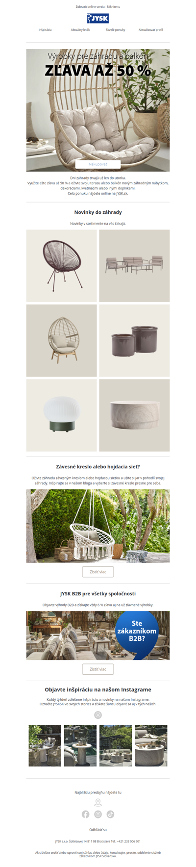 🌿ZĽAVA AŽ 50 % počas dní záhrady