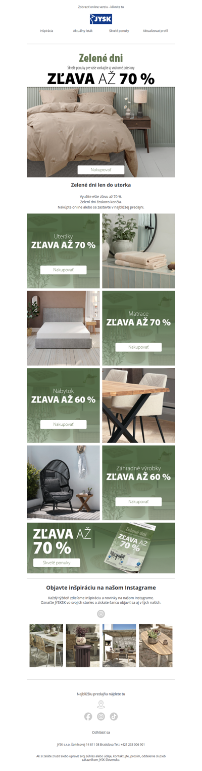 dads, zľava až 70 % potrvá iba pár dní