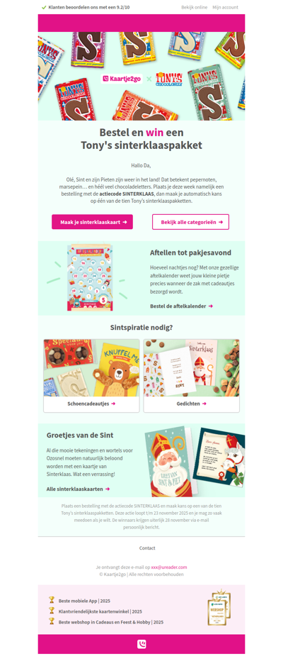 🍫 Win een Tony’s sinterklaaspakket!