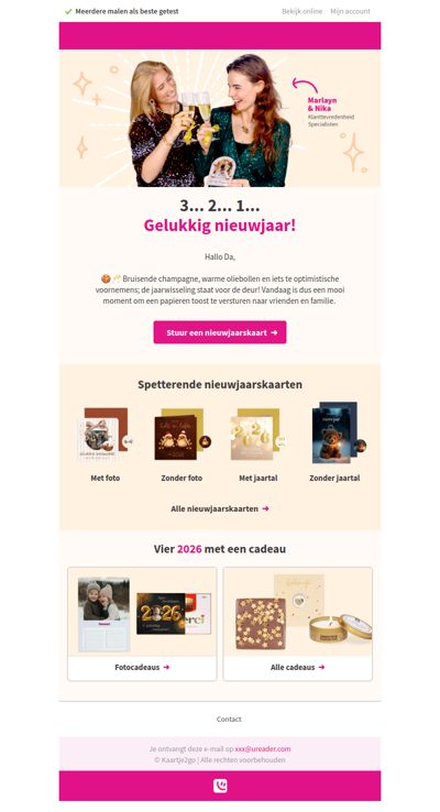 ✨ Da, wie wens jij een gelukkig 2026?