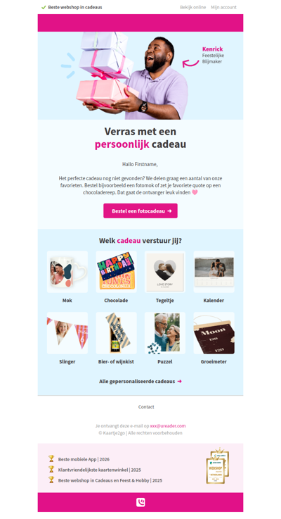 Da, het perfecte cadeau nog niet gevonden?