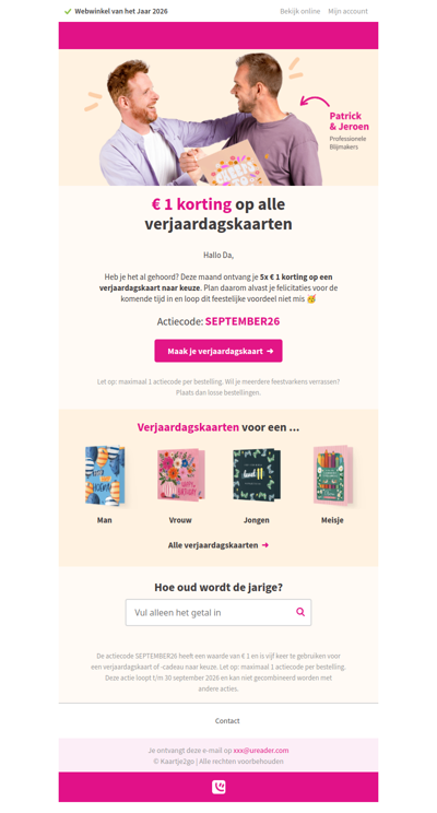 Heb je het al gehoord, Da?
