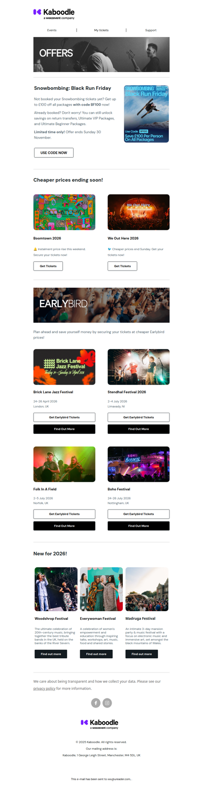 Black Friday & Cheaper Tickets Ending Soon!