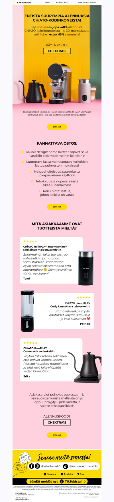 💥 EKSKLUSIIVINEN TARJOUS💥