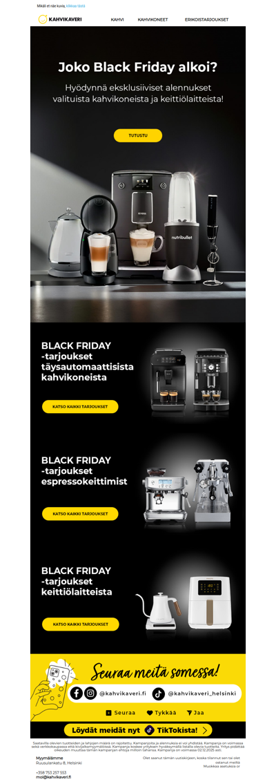 Joko Black Friday alkoi⁉️