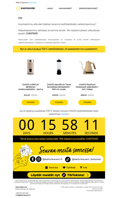 Mitkä keittiölaitteet keittiöstäsi vielä puuttuvat? 🔎