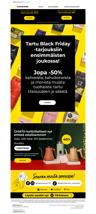 Joko huomasit nämä alennukset?🤯