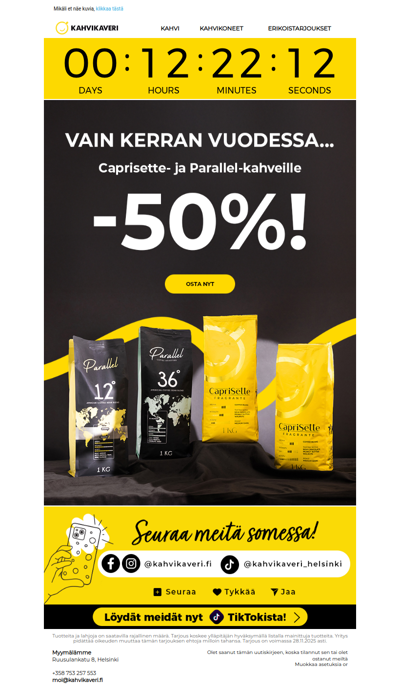 😱Vain kerran vuodessa ja vain 24 tunnin ajan.