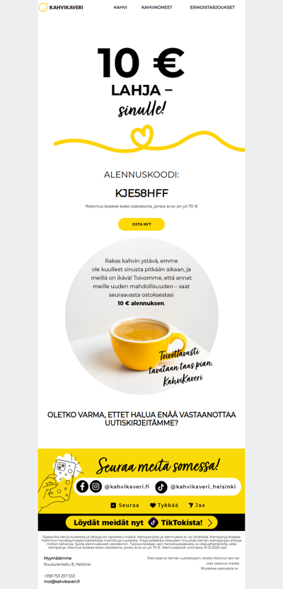 Meillä on ollut sinua ikävä!🫶