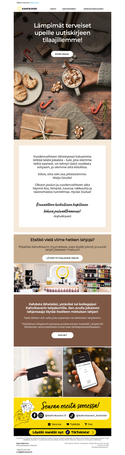 🎄Jouluinen tervehdys!