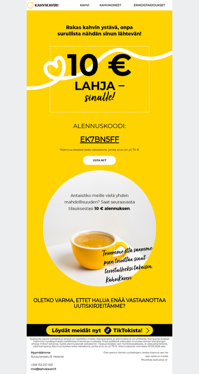 Nytkö sanomme näkemiin?😔