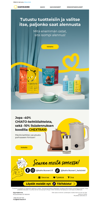 Osta enemmän, maksa vähemmän