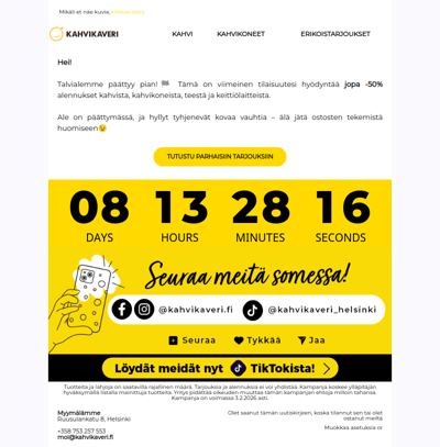 Vieläkö epäröit? 😮