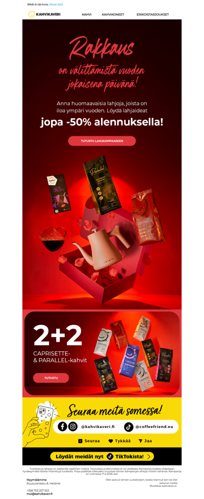 Rakkaus alkaa lahjalla... ❤️