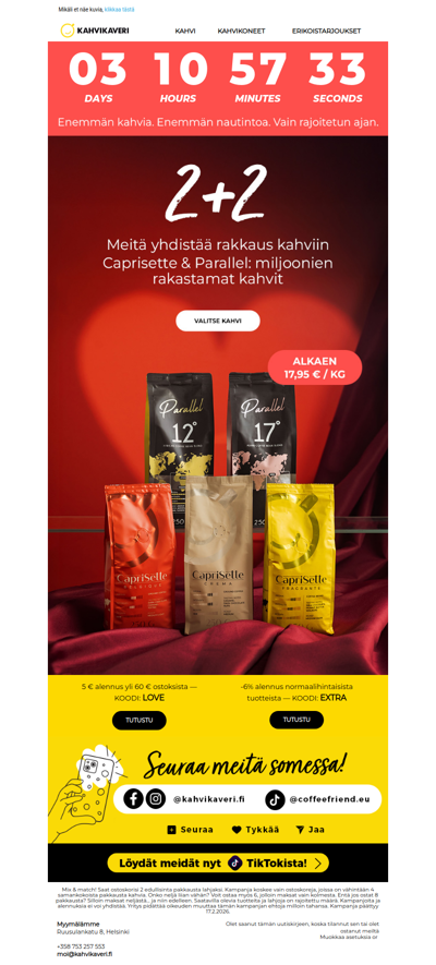 Rakkaudesta kahviin, joka päivä☕❤️