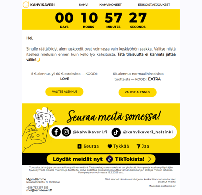 ALENNUKSIA KESKIYÖHÖN SAAKKA