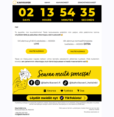 VIIKONLOPPUALENNUKSET OVAT PALANNEET❗