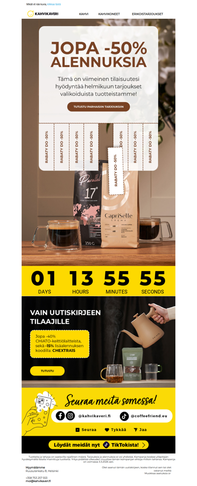 Tarjoukset päättyvät pian‼️