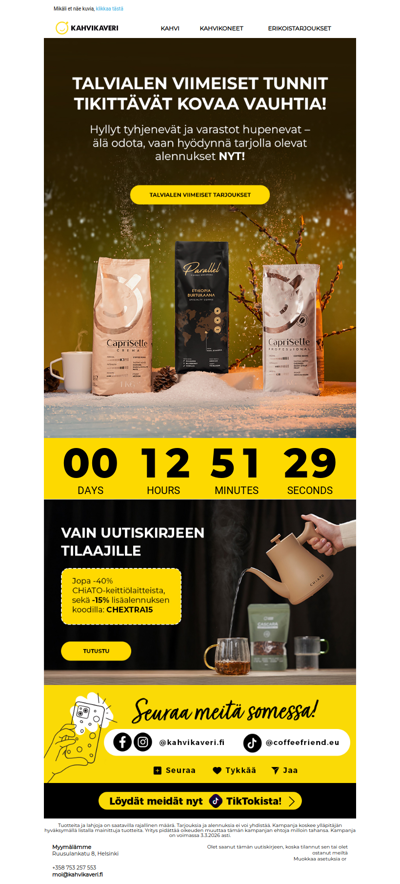 Talvialen viimeinen päivä❗