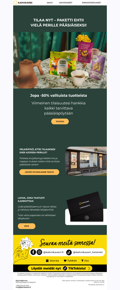 ❗VIIMEINEN TILAISUUS