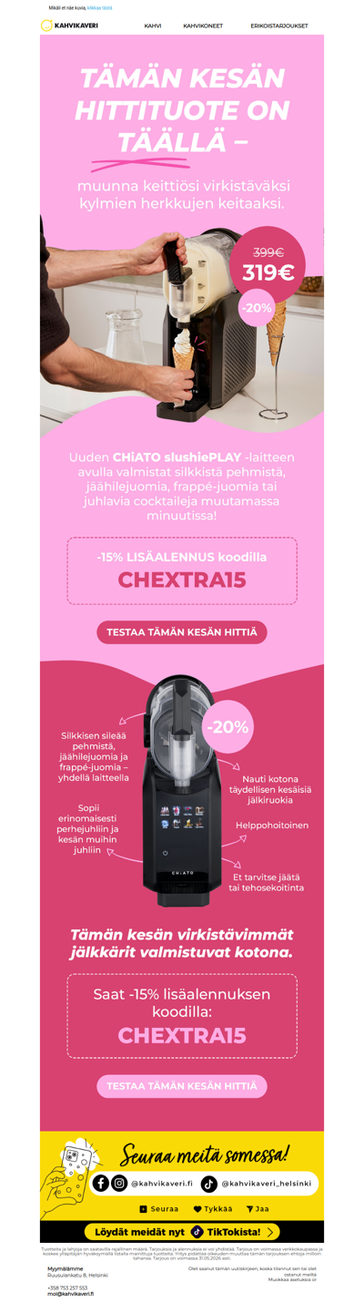 🍧 Tämän kesän kuumin must have -uutuus