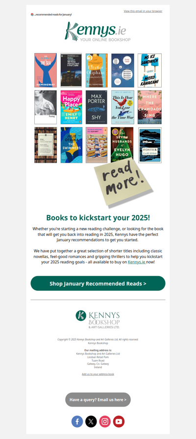 Books to kickstart your 2025!