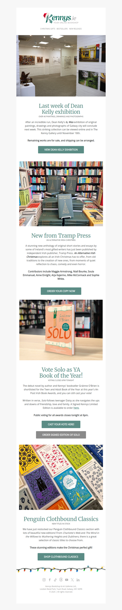 Last week of Dean Kelly's Is Was, new title from Tramp Press & more!