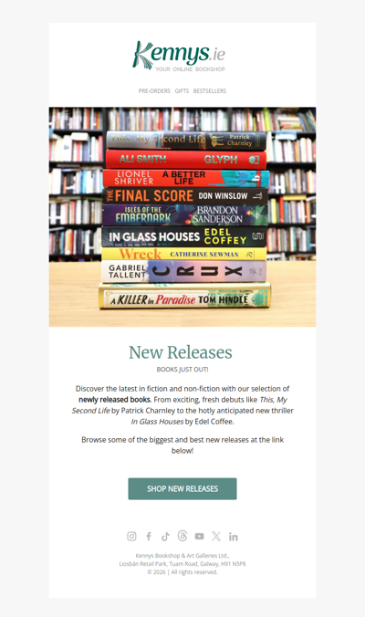 New Releases at Kennys