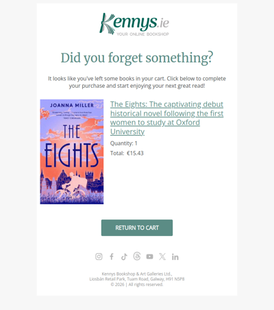 It looks like you left something behind...