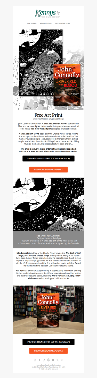 Pre-Order Signed Copies of New John Connolly