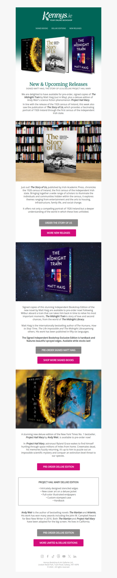 New & Upcoming Releases at Kennys