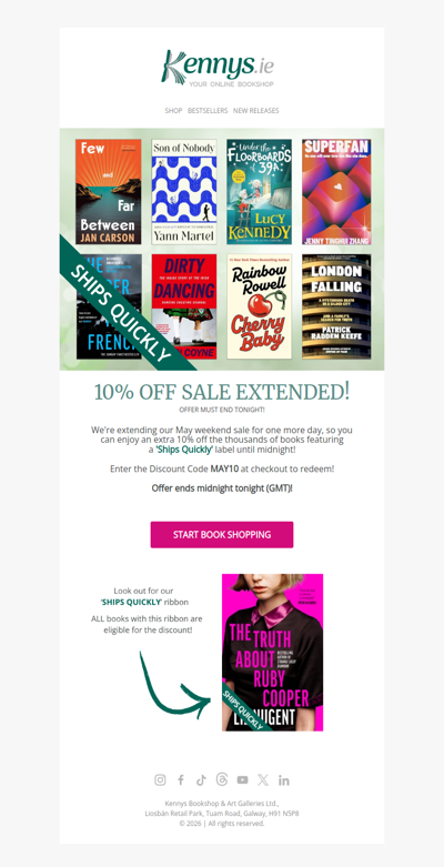 Sale Extended!