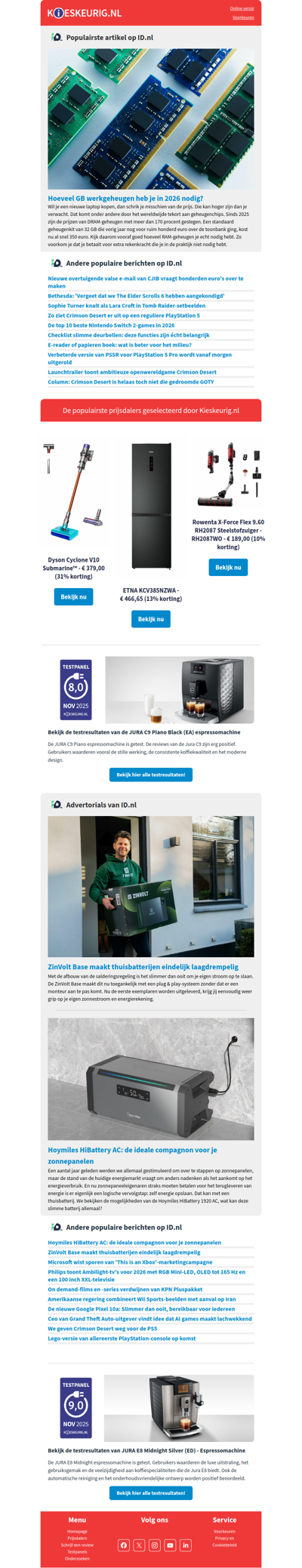 Hoeveel GB werkgeheugen heb je in 2026 nodig?