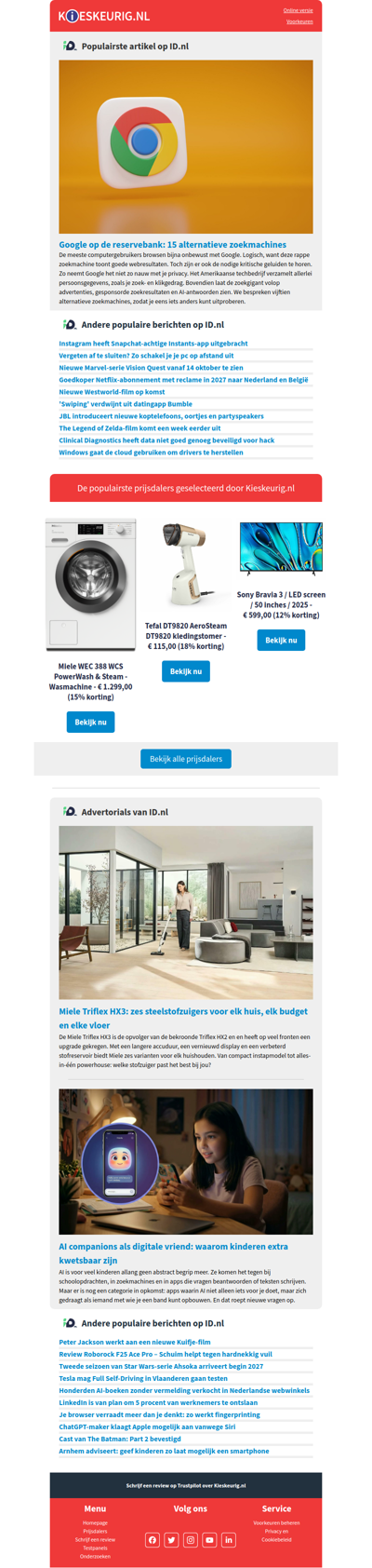 Google op de reservebank: 15 alternatieve zoekmachines