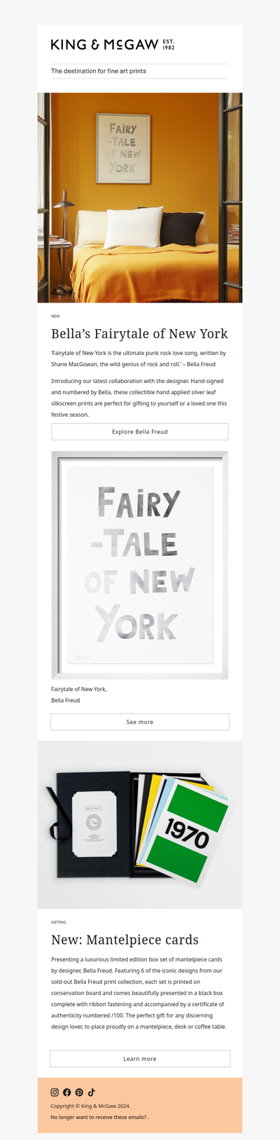 NEW: Bella Freud’s Fairytale of New York