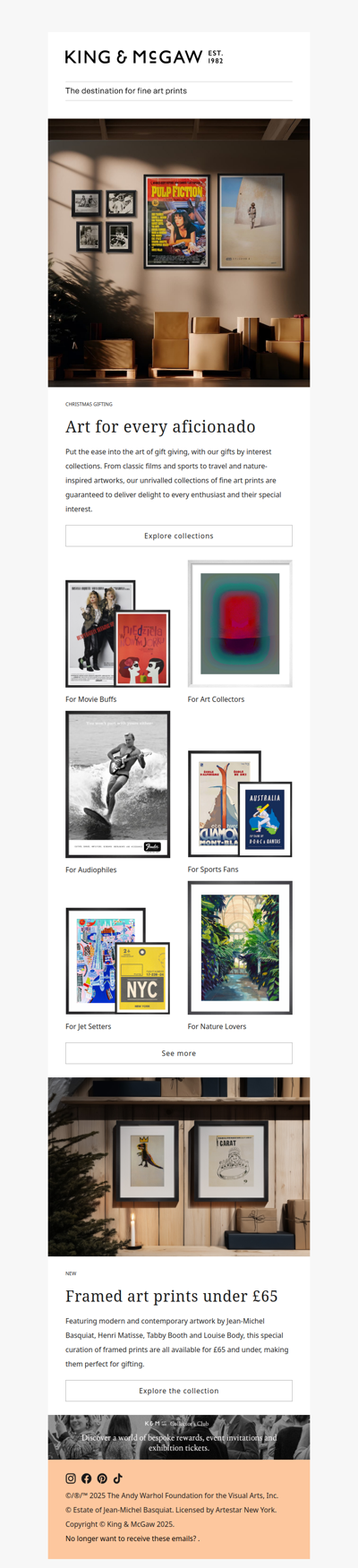 Gifts for movie buffs, nature lovers and jet setters