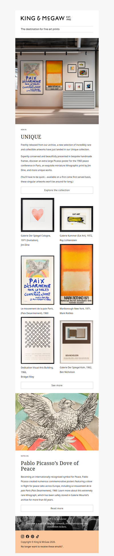 UNIQUE: Rare and collectible artworks