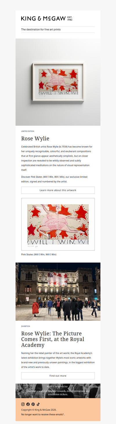 Rose Wylie limited edition