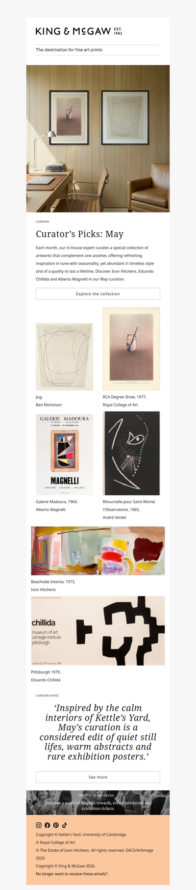 Curator’s Picks: May