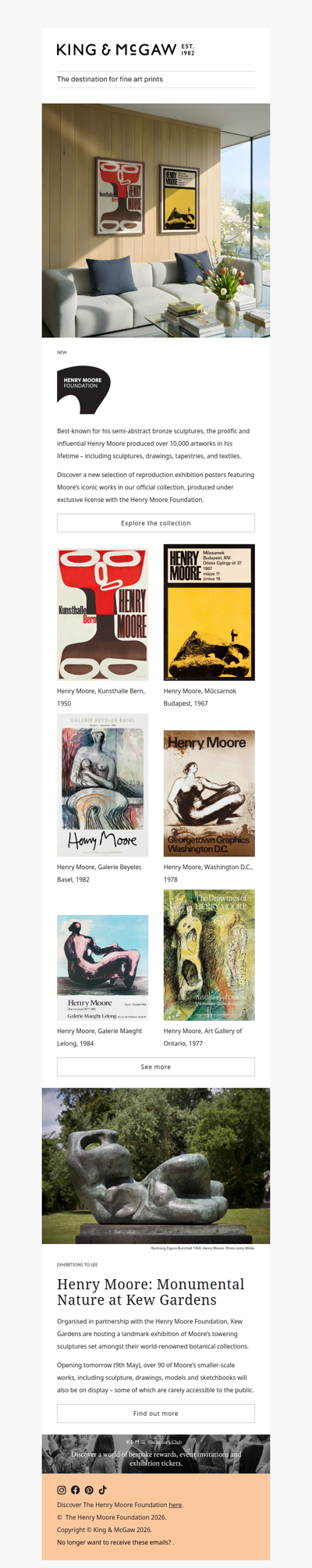 NEW: Henry Moore Foundation collection