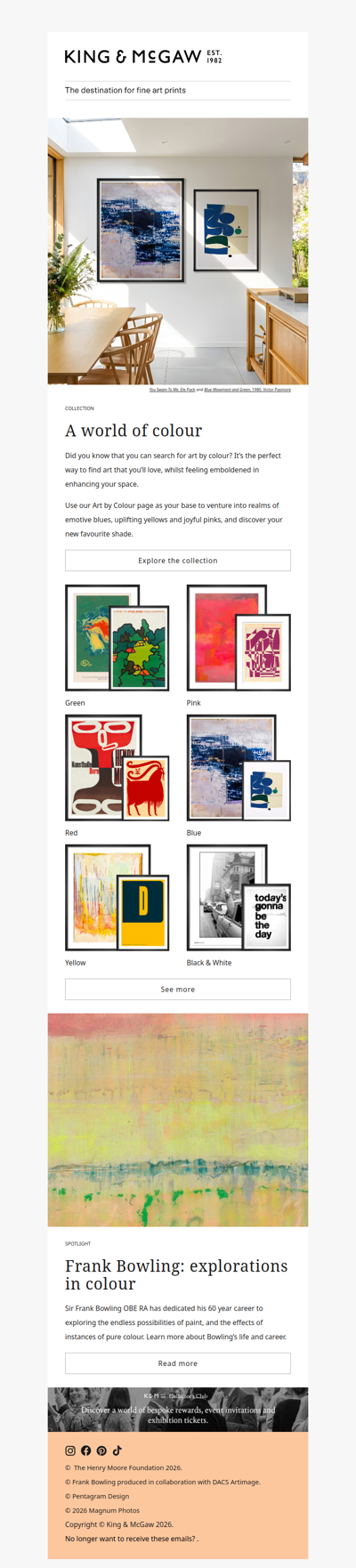 Discover art by colour