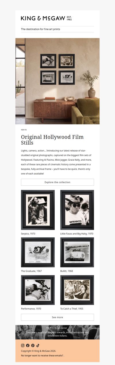 NEW IN: Original Hollywood Film Stills