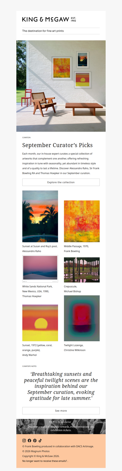 September Curator’s Picks