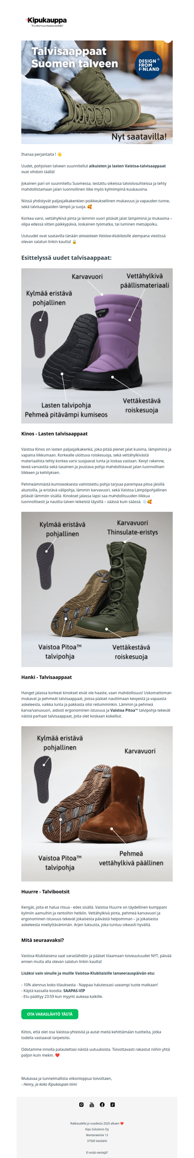 Varaslähtö alkoi nyt 😍 Hyödynnä Klubilaisen edut