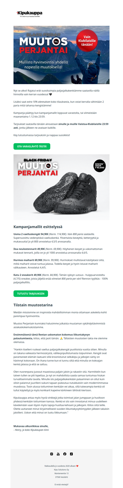 Klubilaisten varaslähtö alkoi nyt ⏰